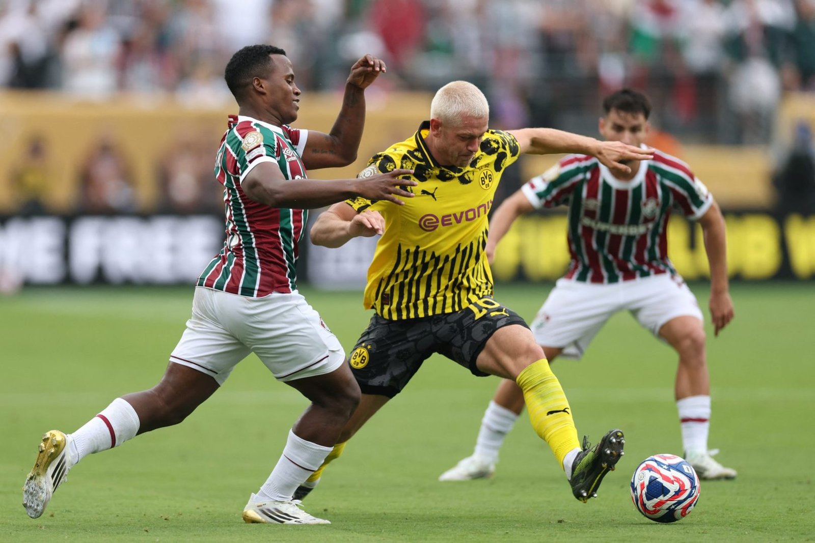 El Fluminense y el Borussia Dortmund empataron en su estreno en el Mundial de Clubes