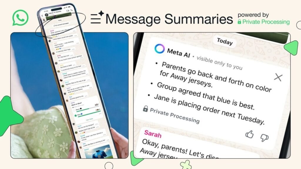 ¿cómo es la nueva función de la app que resume mensajes?
