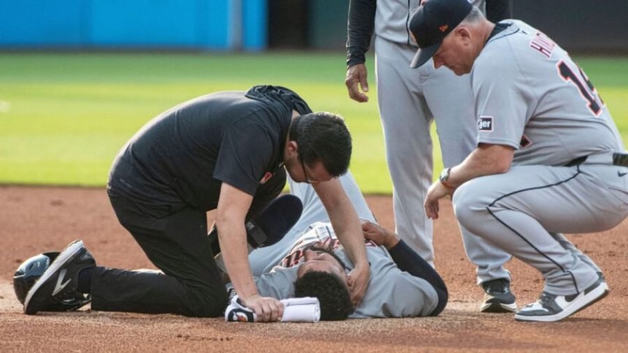 Gleyber Torres y Brayan Rocchio protagonizan un fuerte choque