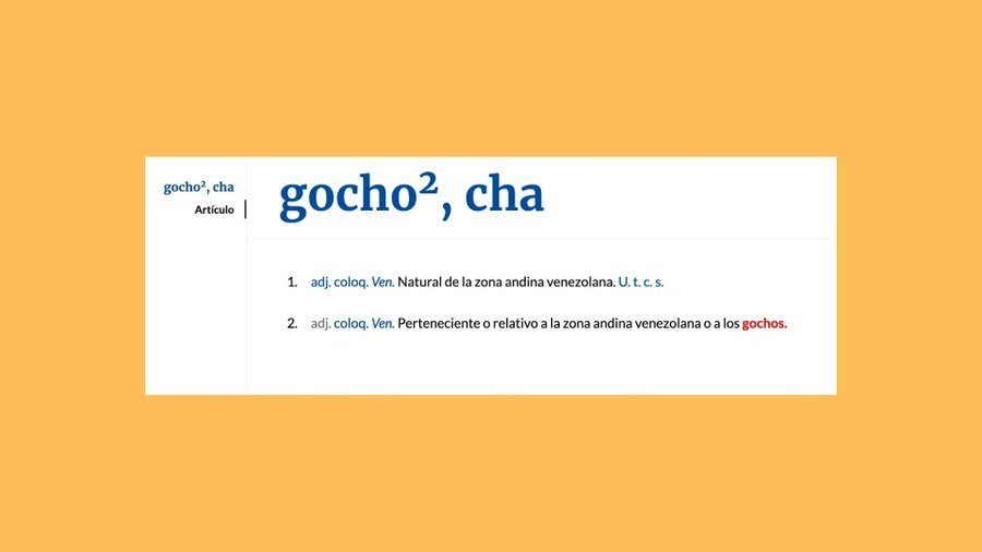 "Gocho" ahora es parte del Diccionario de la Lengua Española y la RAE