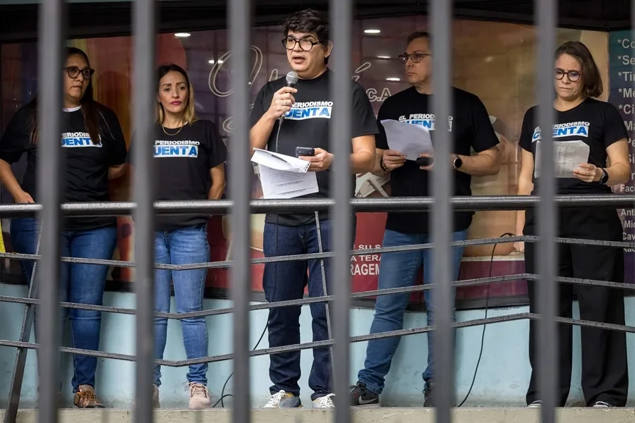 Periodistas exigen la libertad inmediata de 20 colegas presos «injustamente» en Venezuela