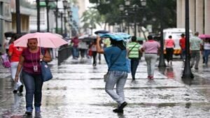 Precipitaciones por onda tropical número 21 este miércoles, pronosticó el Inameh