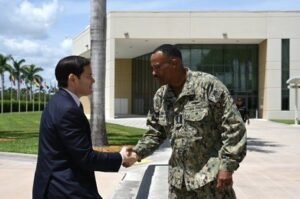 Marco Rubio visita el Comando Sur de los Estados Unidos