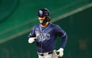 Venezolano Everson Pereira conectó su primer jonrón en Grandes Ligas