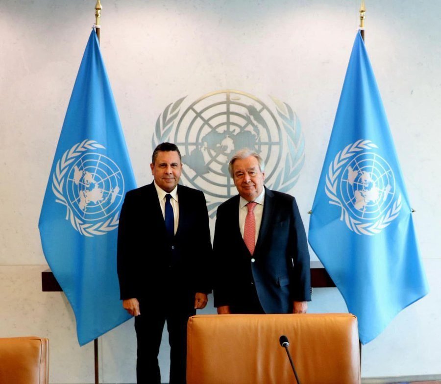 Venezuela se reúne con Guterres en la ONU y le pide pronunciarse sobre despliegue de EEUU